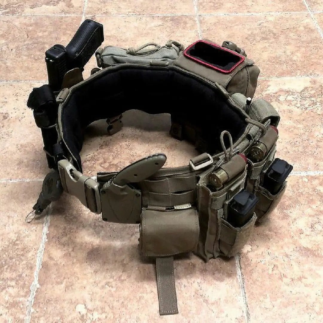 Tactical Battle Belt That Supports Secure Fast Access to All Gear